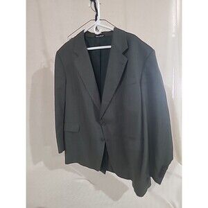 Men's Charcoal Gray Wool Suit Coat